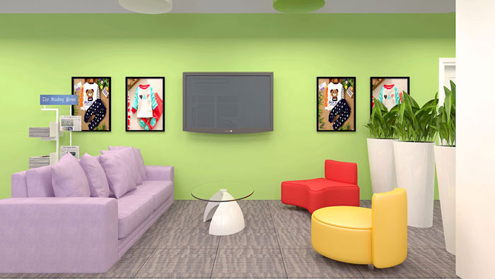 儿童童装公司办公室应该如何设计？