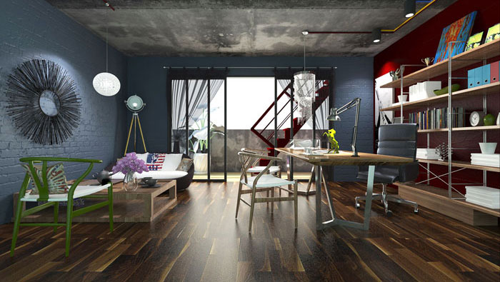 200平方小型创意办公室装修设计案例