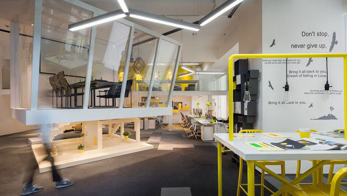 600平方IT公司如何设计成loft风格办公室？