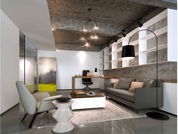 1500平方跃层办公室如何设计？