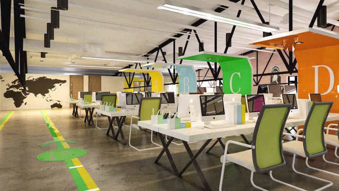 1000多平方工业风办公室如何设计