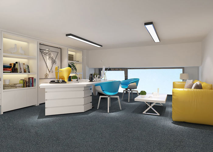 生物科技公司LOFT风格总经理办公室装修设计案例效果图