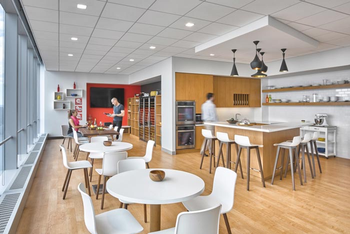 公关公司办公室休息区域装修设计案例效果图