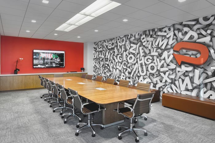 公关公司办公室会议室装修设计案例效果图