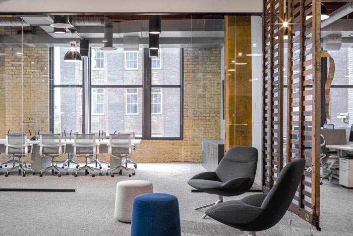 通信公司办公室会议室装修设计实景图