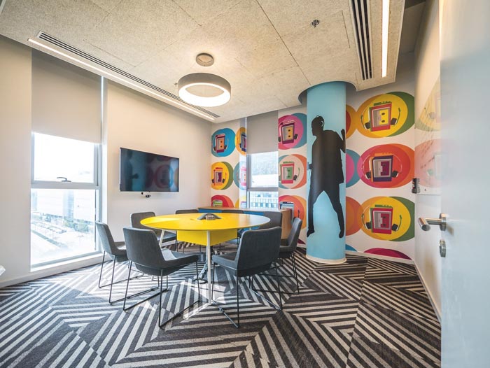 软件开发公司办公室洽谈区装修设计实景图