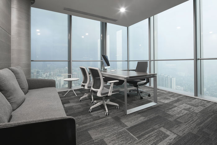 教育培训机构总经理办公室装修设计案例效果图