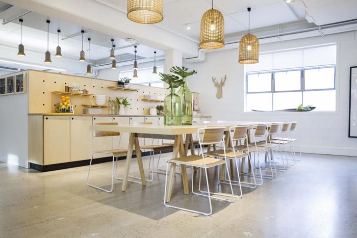 绿色能源公司办公室装修设计案例效果图