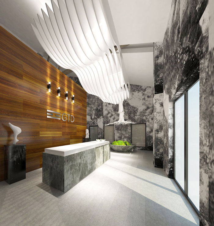 大型办公室家具如何搭配软装？