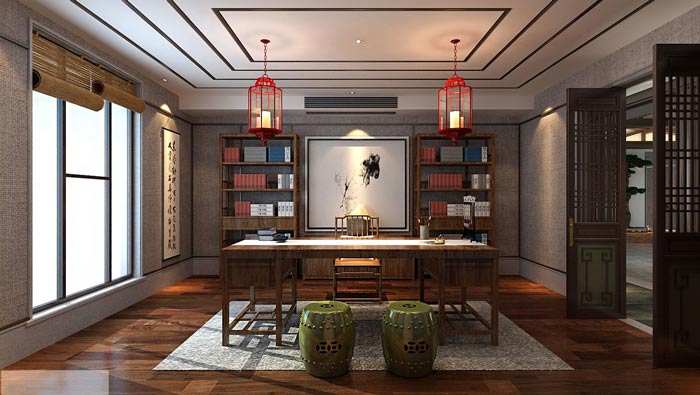 新中式办公室有哪些特点？